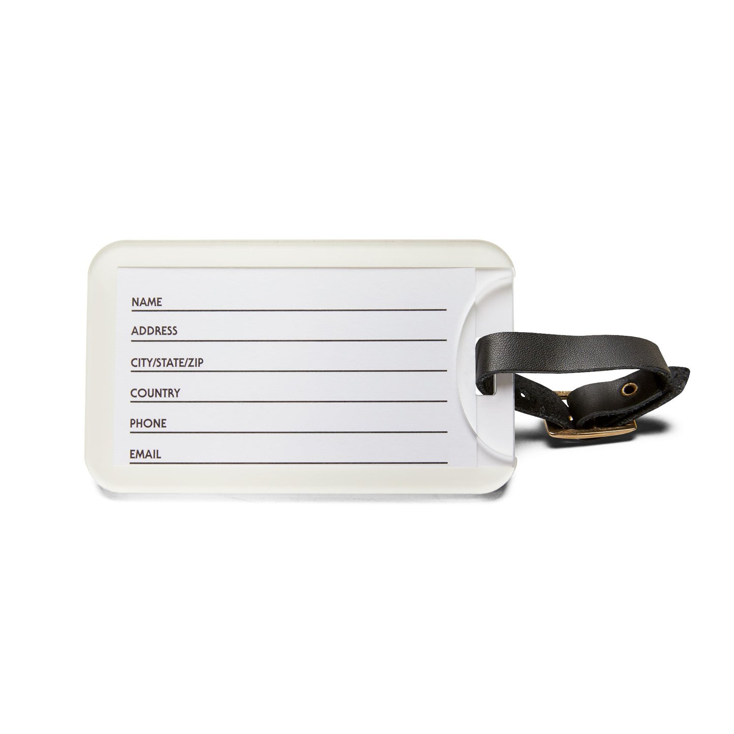 CUE Broadcast Luggage Tag | Stylish Travel Accessory