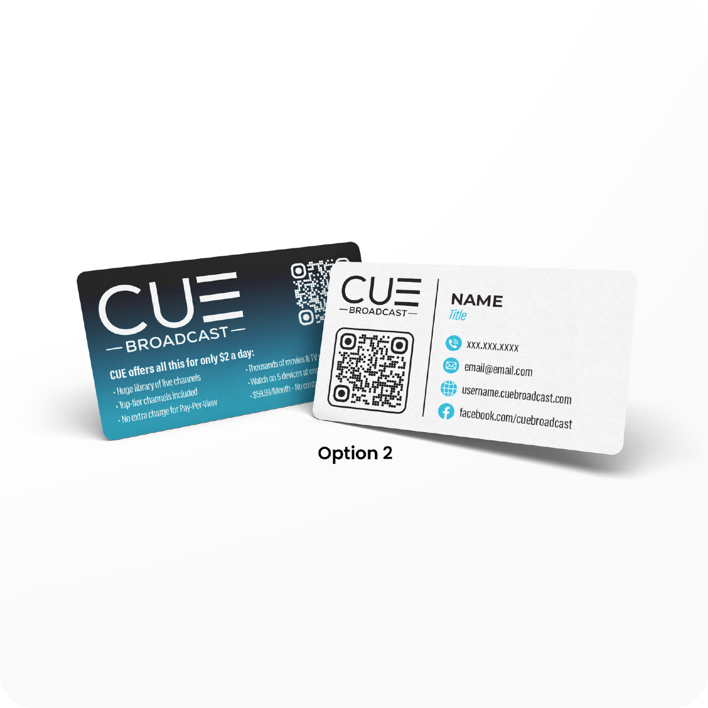 Business Cards - 3 Design Options