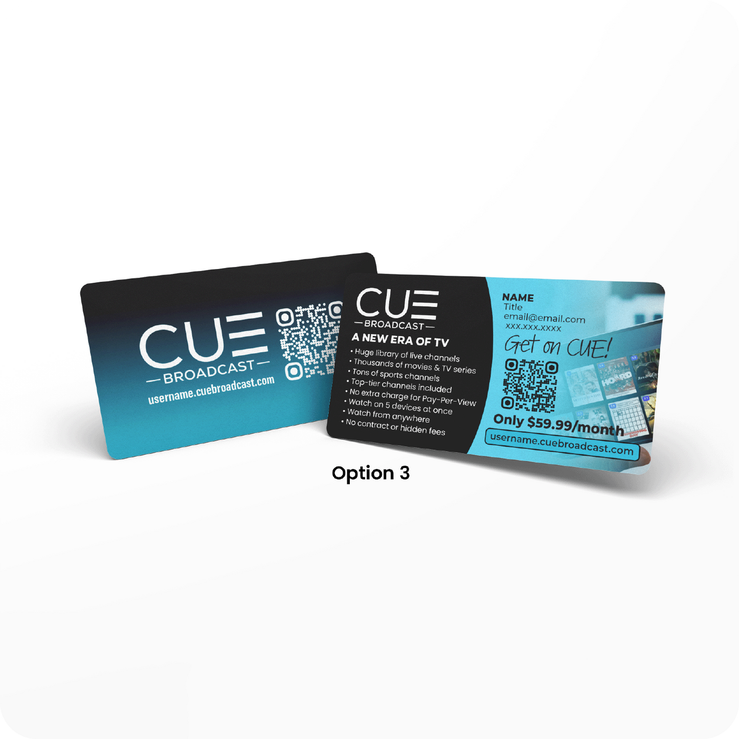 Business Cards - 3 Design Options