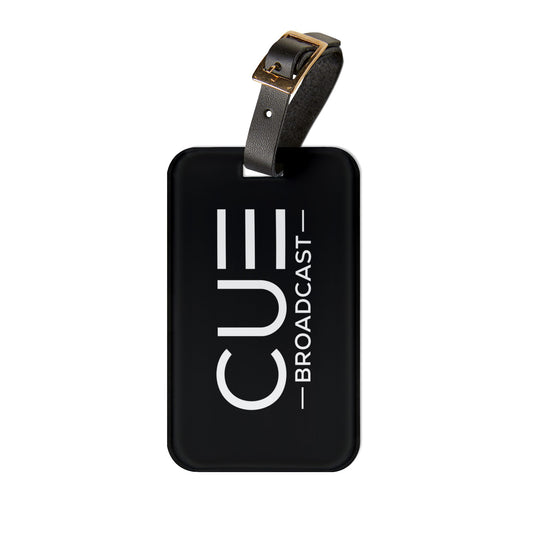 CUE Broadcast Luggage Tag | Stylish Travel Accessory