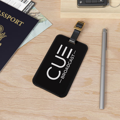 CUE Broadcast Luggage Tag | Stylish Travel Accessory