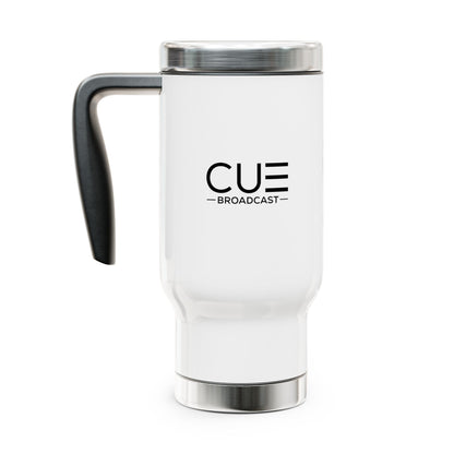 CUE 14oz Stainless Steel Travel Mug - Ideal for Coffee Lovers