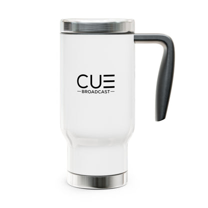 CUE 14oz Stainless Steel Travel Mug - Ideal for Coffee Lovers