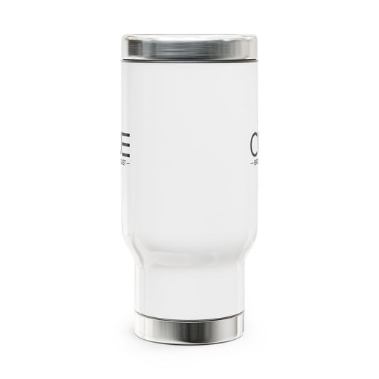CUE 14oz Stainless Steel Travel Mug - Ideal for Coffee Lovers