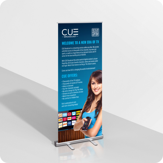 Pop-Up Banner for Promotional Events - Vibrant, Eye-Catching Marketing Display